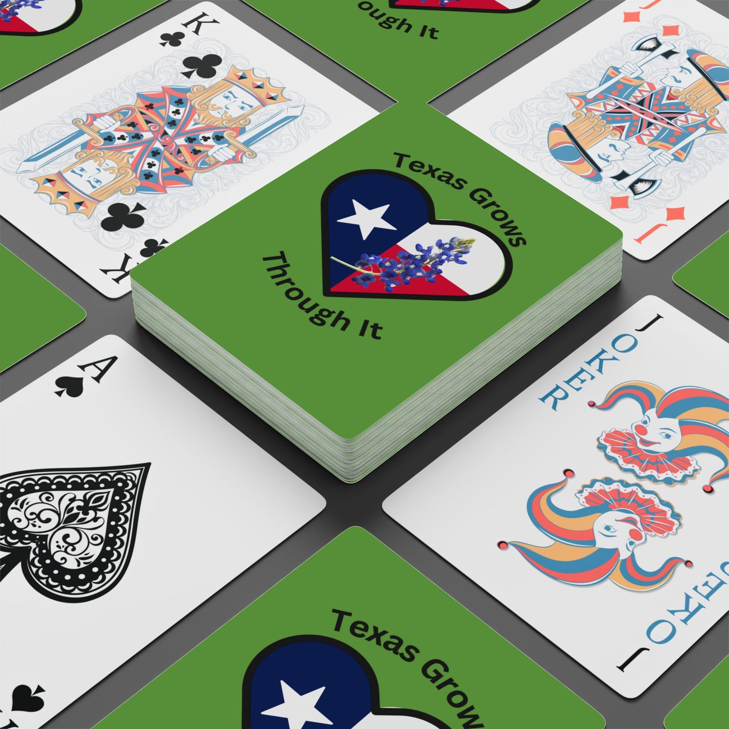 Texas Grows Through It – Wildflower Heart Cards