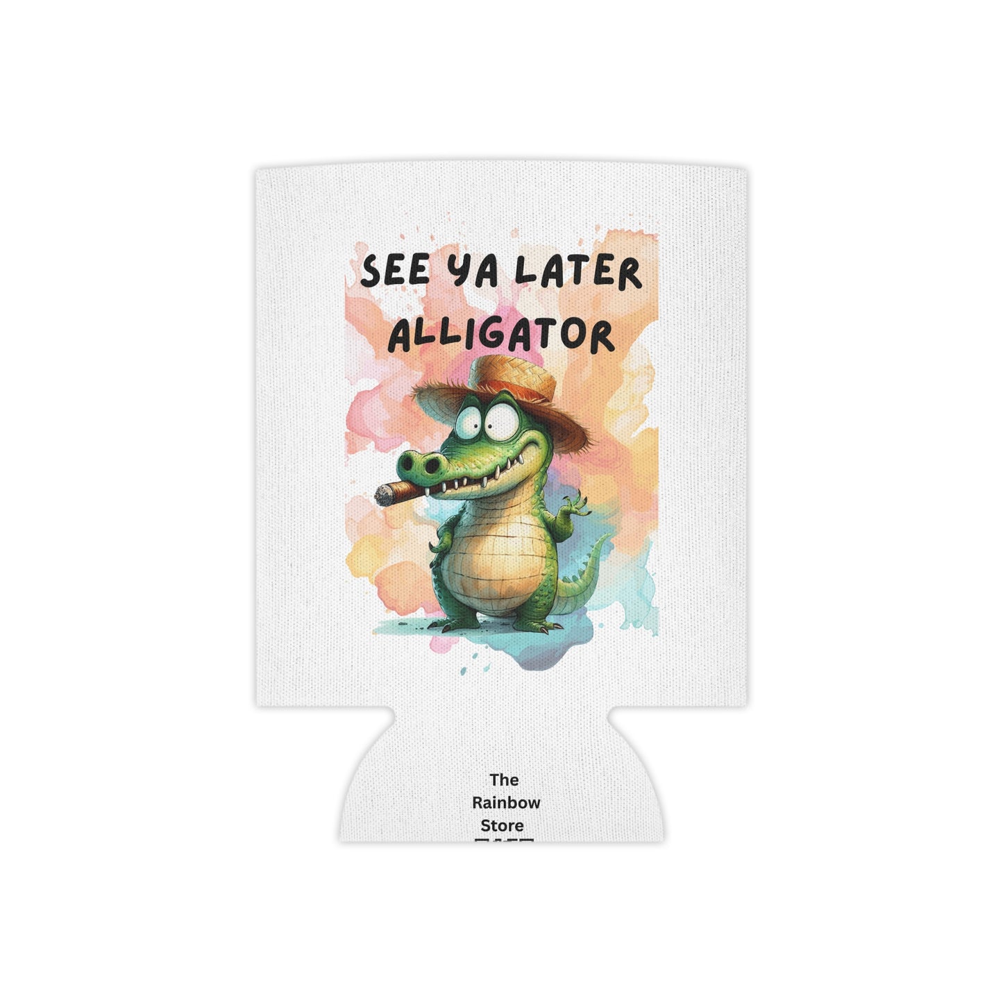 See Ya Later Alligator Can Cooler - Fun Summer Beverage Insulator, Cute Gift for Parties, Beach Days, BBQs, Pool Parties, and More!