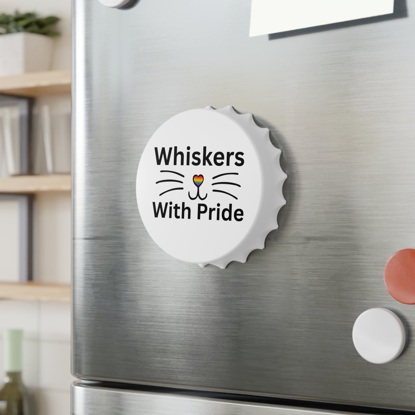 Whiskers with Pride Bottle Opener