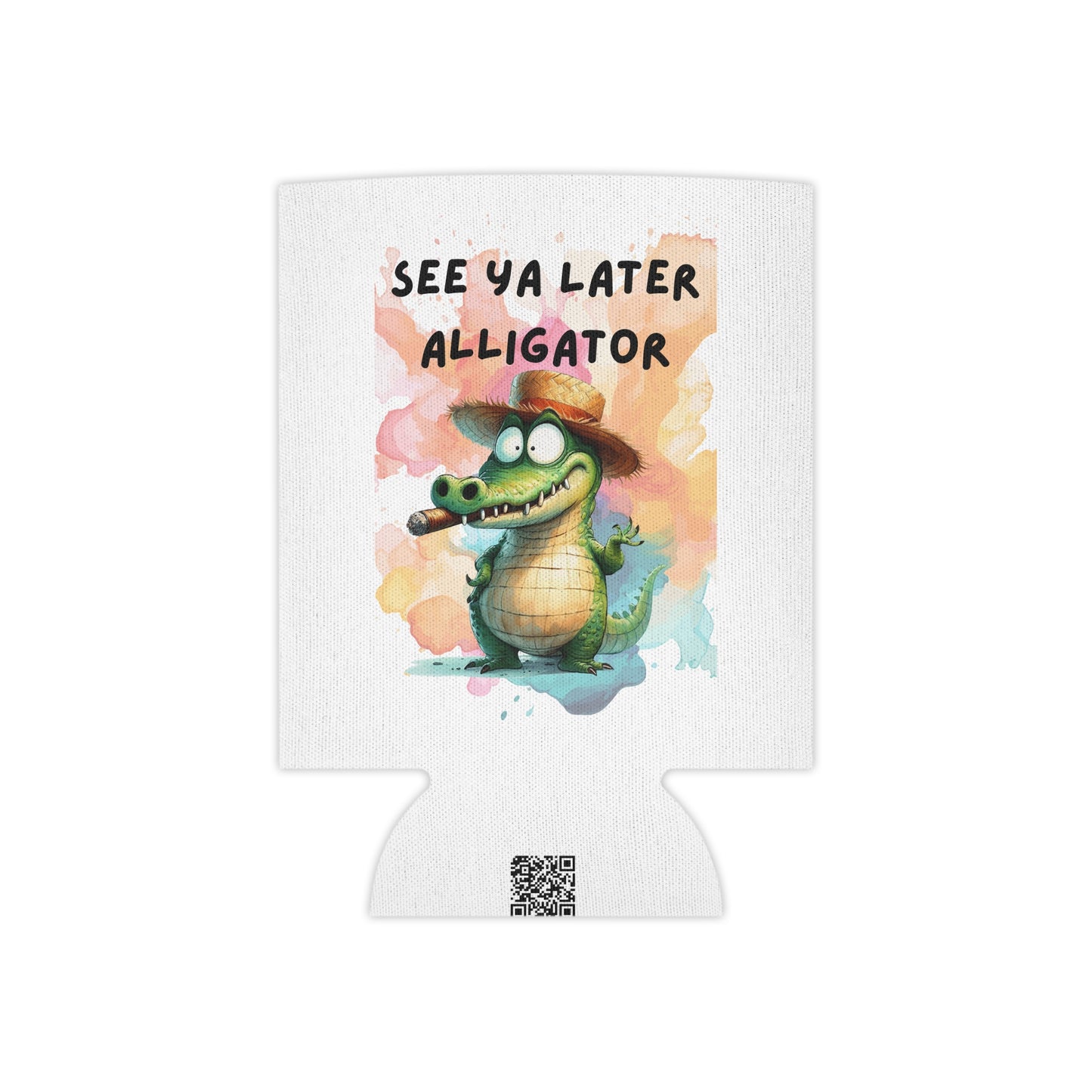 See Ya Later Alligator Can Cooler - Fun Summer Beverage Insulator, Cute Gift for Parties, Beach Days, BBQs, Pool Parties, and More!