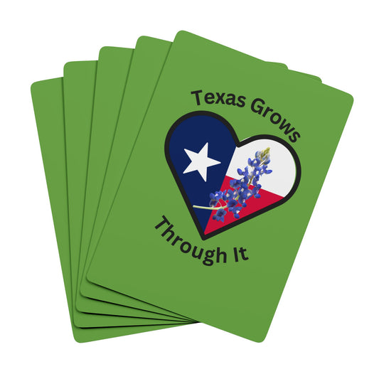 Texas Grows Through It – Wildflower Heart Cards
