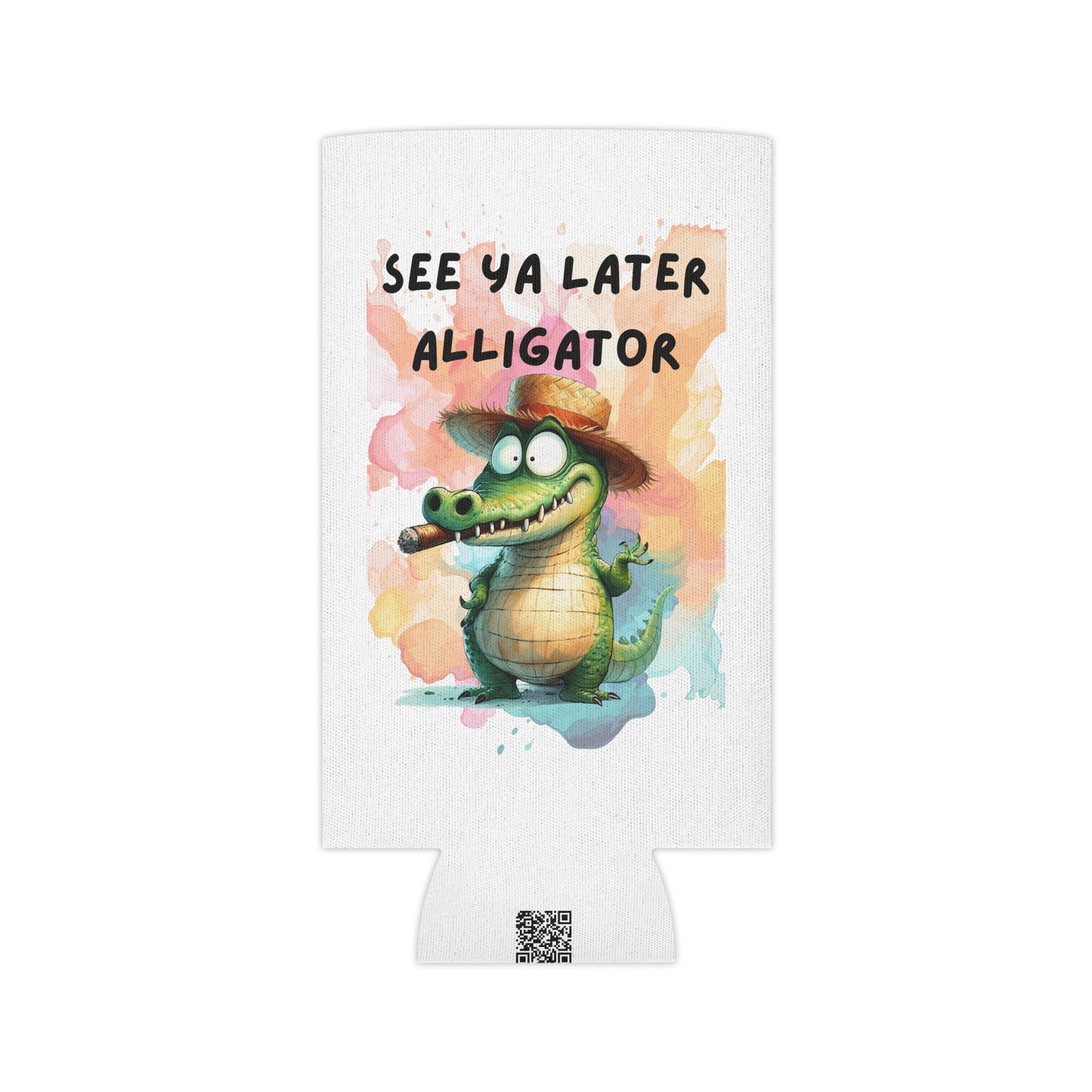 See Ya Later Alligator Can Cooler - Fun Summer Beverage Insulator, Cute Gift for Parties, Beach Days, BBQs, Pool Parties, and More!