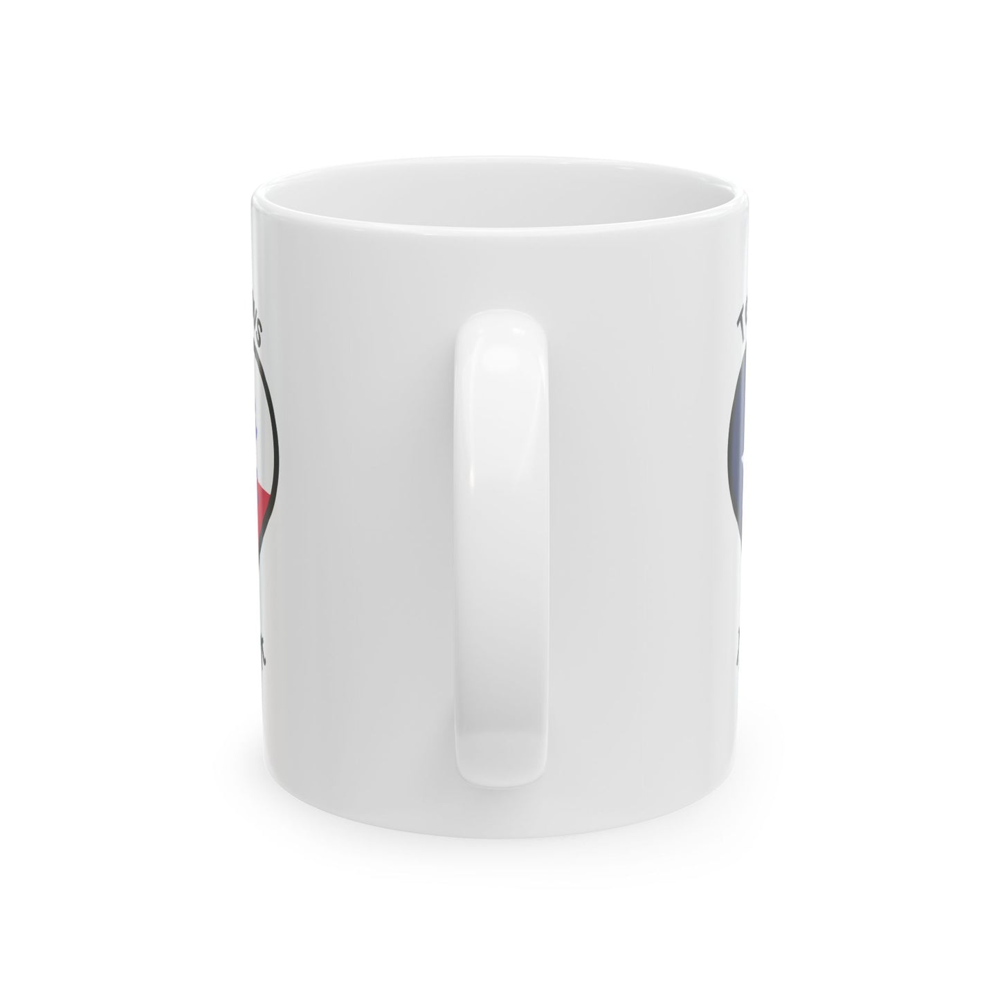Texas Grows Through It – Wildflower Heart Mug